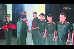 Đảng ủy quân sự tỉnh trao quân hàm sĩ quan năm 2022
