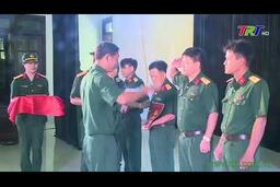 Bộ CHQS tỉnh trao quân hàm Quân nhân chuyên nghiệp năm 2022