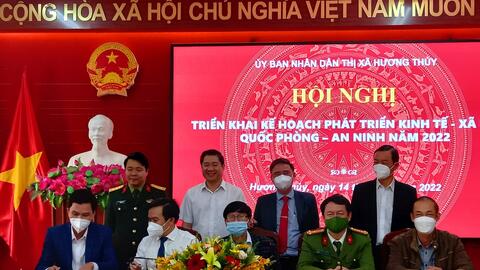 Thị xã Hương Thủy: Hội nghị triển khai kế hoạch phát triển kinh tế - xã hội và quốc phòng – an ninh năm 2022