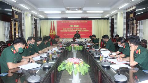 Bộ CHQS tỉnh giao nhiệm vụ tổ chức Hội thao Dân quân cơ động năm 2022