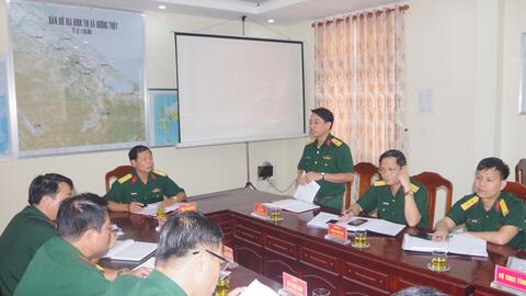 Đảng ủy Quân sự thị xã Hương Thủy tổng kết 10 năm thực hiện Nghị quyết 623 và Chỉ thị số 572