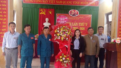 Chi bộ Quân sự xã Hương phong, huyện A Lưới tổ chức thành công Đại hội lần thứ V, nhiệm kỳ 2022 - 2025