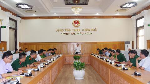 UBND tỉnh Thừa Thiên Huế: Chỉ đạo, triển khai nhiệm vụ diễn tập KVPT huyện Phong Điền, A Lưới năm 2023
