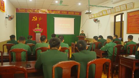 Đảng ủy Quân sự tỉnh: Khai mạc lớp bồi dưỡng đảng viên mới năm 2023