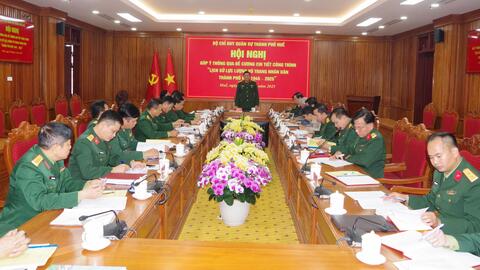 Bộ CHQS thành phố: Hội nghị góp ý thông qua đề cương Công trình Lịch sử lực lượng vũ trang nhân dân thành phố Huế giai đoạn 1945 - 2025