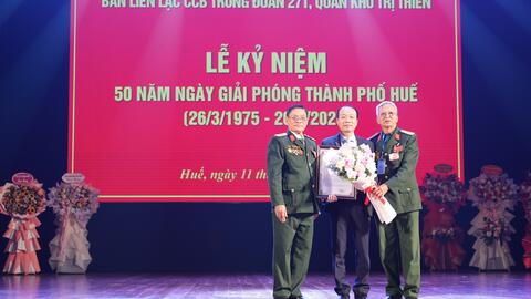 Ban liên lạc Trung đoàn 271: Gặp mặt  nhân dịp kỷ niệm 50 năm giải phóng Thành phố Huế