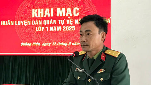 Khai mạc huấn luyện dân quân năm thứ nhất, năm 2025