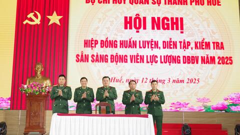 Tập trung huấn luyện lực lượng dự bị động viên “ Thiết thực, chất lượng, hiệu quả”