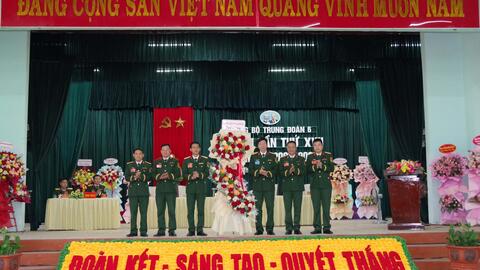 Đảng bộ Trung đoàn 6: Tập trung lãnh đạo nâng cao chất lượng huấn luyện, xây dựng chính quy, quản lý kỷ luật trong nhiệm kỳ 2025 - 2030