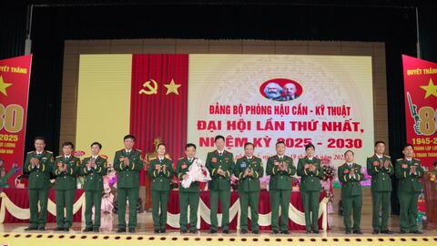 Đảng bộ Phòng Hậu cần - Kỹ thuật Đại hội lần thứ nhất, nhiệm kỳ 2025 - 2030