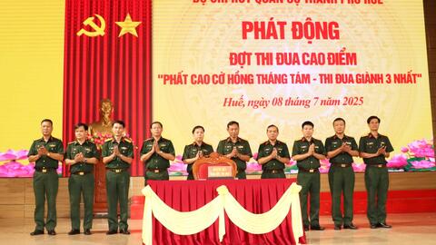 Bộ CHQS thành phố Huế Hội nghị Quân chính 6 tháng đầu năm 2025