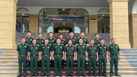 Bộ CHQS thành phố Huế và Thanh Hóa trao đổi kinh nghiệm thực hiện nhiệm vụ QS, QP