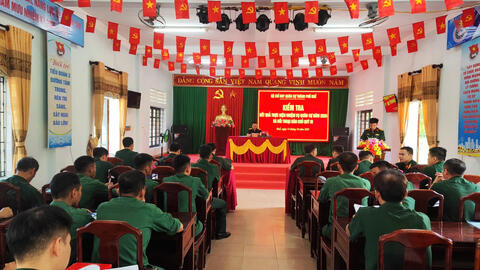 Kiểm tra kết quả thực hiện nhiệm vụ quân sự năm 2025 tại Tiểu đoàn Tăng Thiết giáp 3