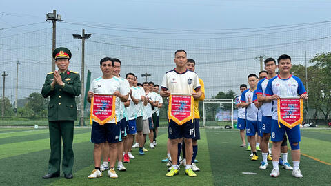 Ban Chỉ huy PTKV 1 – Hương Trà tổ chức giải thể thao chào mừng ngày thành lập Quân đội Nhân dân Việt Nam