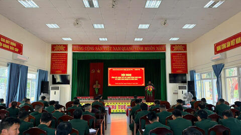 Đảng bộ Ban Chỉ huy phòng thủ khu vực 1 – Hương Trà tổng kết công tác xây dựng Đảng năm 2025