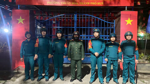 Lực lượng vũ trang Thành phố Huế quyết tâm bảo vệ an ninh an toàn tuyệt đối dịp diễn ra bầu cử