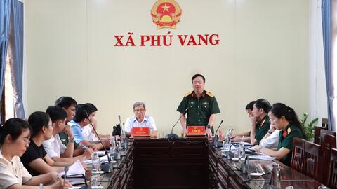 Triển khai công tác lấy mẫu hài cốt liệt sĩ tại NTLS xã Phú Vang