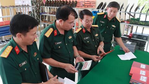 Ban Chỉ đạo 515 Quân khu 4 kiểm tra công tác chuẩn bị tìm kiếm, quy tập HCLS mùa khô 2026-2027 tại Đội 192