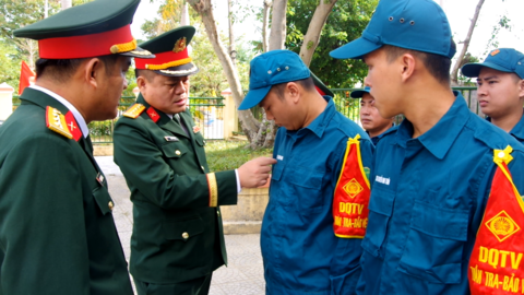 Bộ CHQS thành phố Huế kiểm tra công tác SSCĐ dịp Lễ Quốc khánh