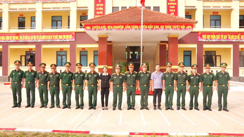 Giám đốc Học viện Quốc phòng thăm, kiểm tra tại Ban Chỉ huy PTKV 2 - A Lưới 2