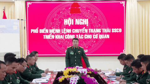 Ban Chỉ huy Phòng thủ Khu vực 2 - A Lưới hoàn thành tốt diễn tập CH-TM 1 bên, 2 cấp trên bản đồ và ngoài thực địa năm 2025 có ứng dụng công nghệ thông tin.