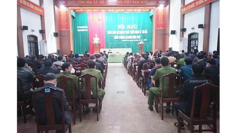 Thị xã Hương Trà Tổ chức Hội nghị triển khai thực hiện kế hoạch phát triển kinh tế, xã hội - quốc phòng, an ninh năm 2022