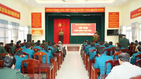 Ban Chỉ huy PTKV3 - Phú Lộc hội nghị Quân Chính năm 2025