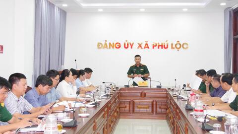 Công bố quyết định kiểm tra của Ban Thường vụ Thành ủy Huế đối với Ban thường vụ Đảng uỷ, đồng chí Bí thư, Phó bí thư đảng ủy xã Phú Lộc
