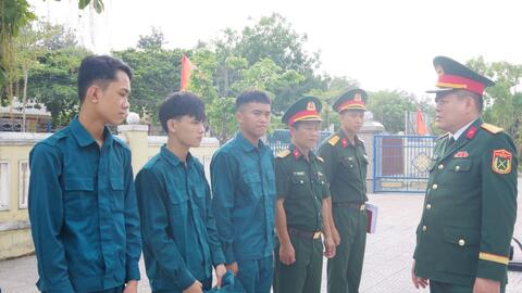 Bộ CHQS thành phố Huế kiểm tra công tác xây dựng chính quy tại Ban CHQS các xã, phường
