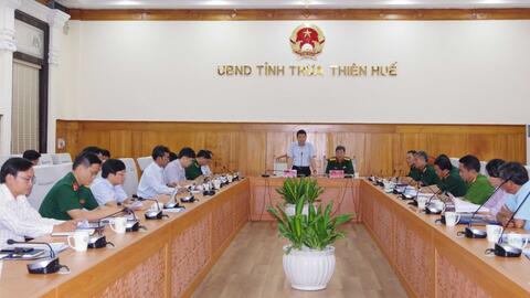 UBND tỉnh Thừa Thiên Huế: Triển khai kế hoạch diễn tập ứng phó sự cố tràn dầu cấp khu vực trên địa bàn tỉnh