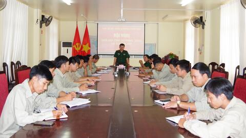 Ban CHQS huyện Phong Điền  Triển khai nhiệm vụ phòng chống bão lụt năm 2022