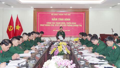 Tập trung triển khai thắng lợi nhiệm vụ công tác đảng, công tác chính trị trong những tháng cuối năm 2025 và năm 2026