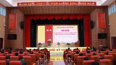 Bộ CHQS thành phố rút kinh nghiệm công tác quản lý tư tưởng, kỷ luật và học tập Nghị quyết Đại hội Đảng bộ Quân đội