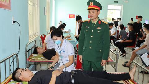 Huyện Phú Vang khám tuyển nghĩa vụ quân sự năm 2024