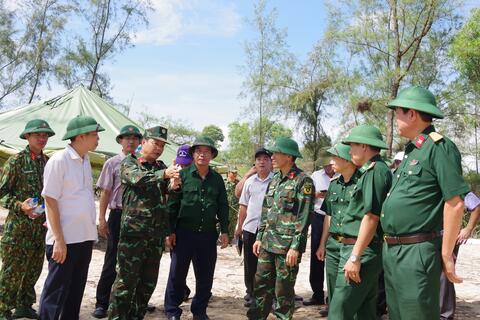 Chủ tịch UBND tỉnh Nguyễn Văn Phương kiểm tra công tác chuẩn bị diễn tập khu vực phòng thủ tỉnh năm 2022