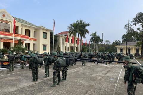 Bộ CHQS tỉnh kiểm tra công tác sẵn sàng chiến đấu tại Tiểu đoàn BB1, Trung đoàn 6