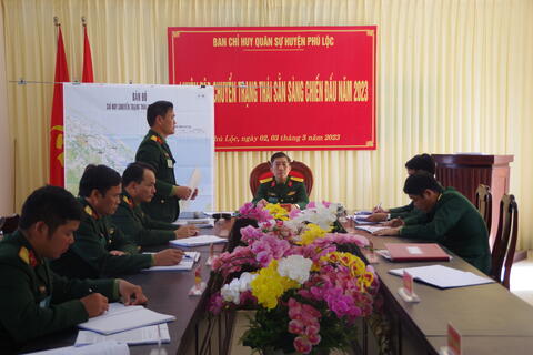 Phú Lộc: Luyện tập chuyển trạng thái sẵn sàng chiến đấu