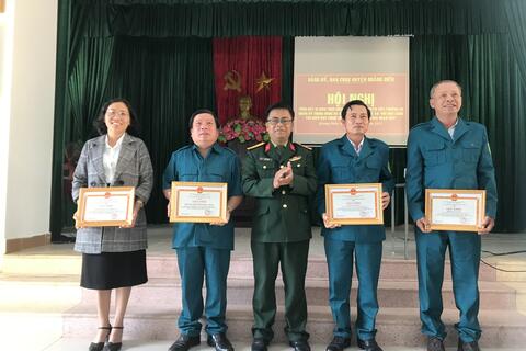 Đảng ủy, Ban CHQS huyện Quảng Điền: Tổng kết 12 năm thực hiện Chỉ thị 124 của Thường vụ QUTW và 10 năm thực hiện Đề án ‘Đổi mới công tác giáo dục chính trị tại đơn vị trong giai đoạn mới’’