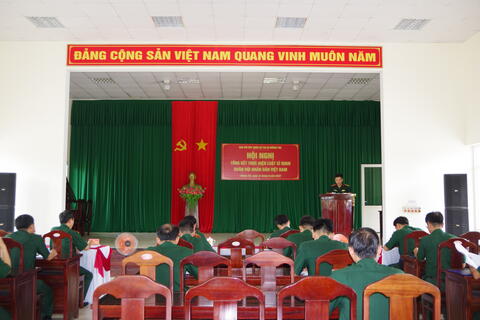Ban CHQS thị xã Hương Trà tổng kết thực hiện Luật Sĩ quan QĐND Việt Nam