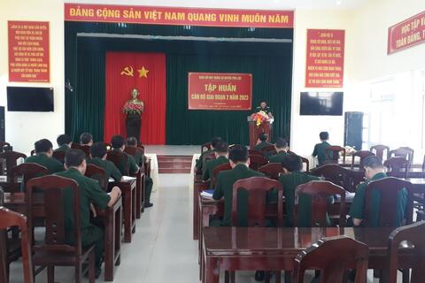 Phú Lộc: Tập huấn cán bộ giai đoạn 2 năm 2023