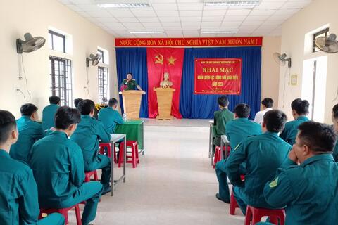 Phú Lộc: khai mạc huấn luyện lực lượng dân quân biển năm 2023