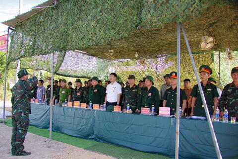 Diễn tập chiến đấu xã Phong Sơn trong khu vực phòng thủ huyện Phong Điền năm 2023