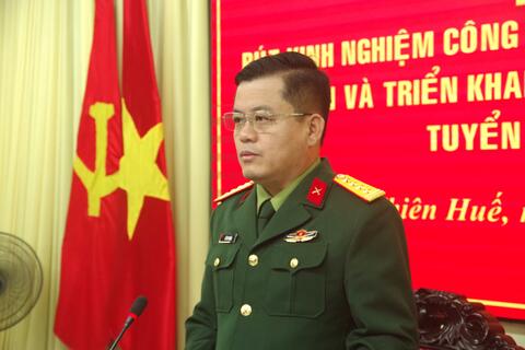Bộ CHQS tỉnh rút kinh nghiệm công tác sơ tuyển Nghĩa vụ Quân sự năm 2024