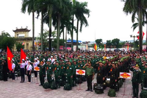 Thị xã Hương Thủy: Náo nức ngày Hội giao nhận quân năm 2024