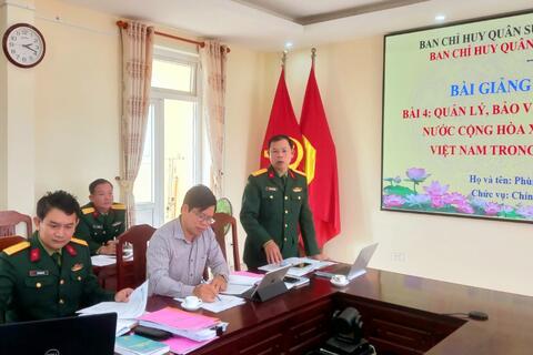 Ban CHQS Thị xã Hương Thủy: Hội thi, hội thao ra quân huấn luyện năm 2024
