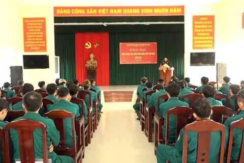Ban Chỉ huy Quân sự huyện Phú Lộc: Khai mạc huấn luyện dân quân tự vệ năm thứ nhất, năm 2024