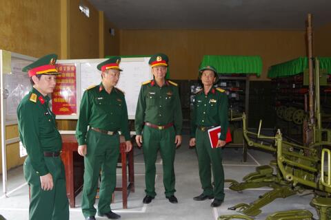Quân khu 4 kiểm tra toàn diện công tác kỹ thuật tại Bộ CHQS tỉnh và các đơn vị