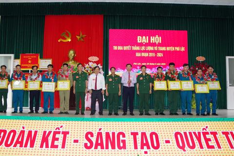 Đại hội thi đua quyết thắng Lực lượng vũ trang huyện Phú Lộc  giai đoạn 2019 – 2024