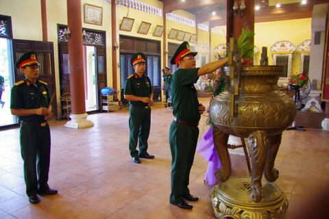 Ban CHQS huyện Phong Điền: Tổ chức nhiều hoạt động ý nghĩa Nhân Kỷ niệm 77 năm Ngày Thương binh - Liệt sĩ