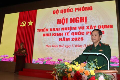 Bộ Quốc phòng: Triển khai nhiệm vụ xây dựng Khu KT-QP năm 2025